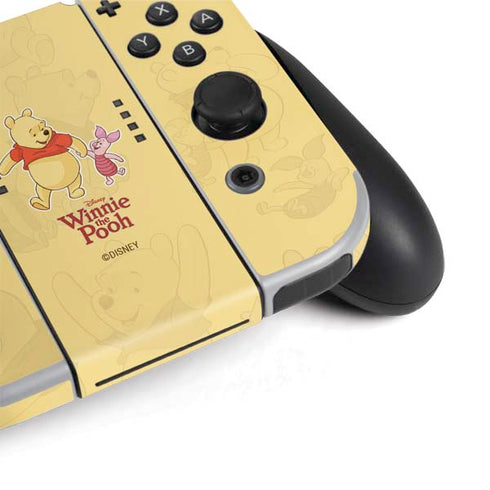 Disney Winnie the Pooh and Piglet Nintendo Switch OLED (2021) Skin